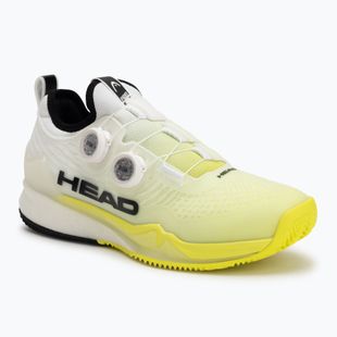 Men's tennis shoes HEAD Endure Pro BOA Clay white/yellow