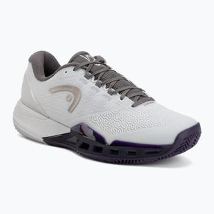 Men's tennis shoes HEAD Revolt Pro 5.0 Clay light grey/purple