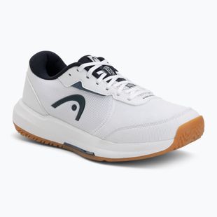 Men's tennis shoes HEAD Revolt Court 5.0 Indoor white/blueberry