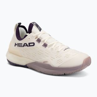 Women's padel shoes HEAD Motion Pro 1.5 chalk white/purple