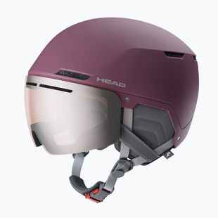 Ski helmet HEAD Cinema W S2 dark purple/silver/red