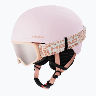 Children's ski helmet HEAD Yuki Set S2 Jr candy/red/peach