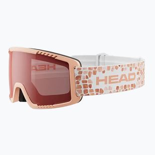 Children's ski goggles HEAD Contex Yuki Jr red/peach