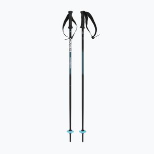 Children's ski poles HEAD Supershape Team Jr black/speedblue/white