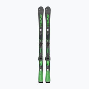 Downhill skis with bindings HEAD Supershape e-Magnum SW BB-PR + Protector Evo PR 13 GW black/green