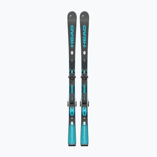 Downhill skis with bindings HEAD Supershape e-Speed SW BB-PR + Protector Evo PR 13 GW black/blue