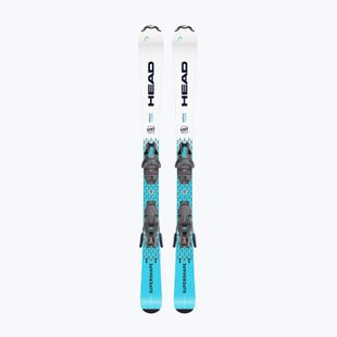Kids’ downhill skis with bindings HEAD Supershape Team Easy JRS + Jrs 4.5 GW CA blue/white