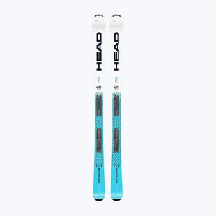 Kids’ downhill skis with bindings HEAD Supershape Team Easy JRS + Jrs 7.5 GW CA blue/white