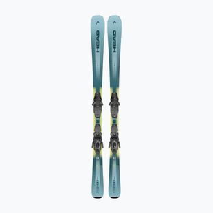 Downhill skis with bindings HEAD Discovery 74 Sport AM BB-PR + Protector Evo PR 11 GW blue/yellow