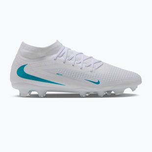 Men's football boots Nike Phantom 6 High Academy FG/MG white/white/dusty cactus