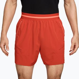 Men's tennis shorts Nike Court Dri-Fit Advantage 6" picante red/atomic pink/atomic pink