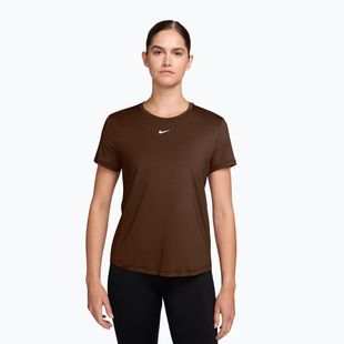 Women's T-shirt Nike One Classic Dri-Fit SS cacao wow/white