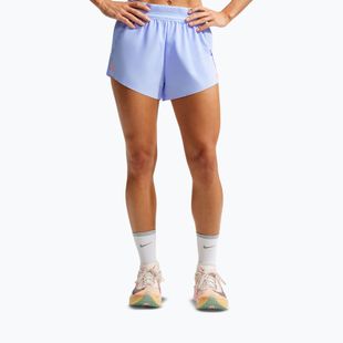 Women's running shorts Nike AeroSwift Dri-Fit ADV Mid-Rise 3" aluminum/black/white/atomic pink