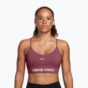 Training bra Nike Pro Seamless pink smoke/white