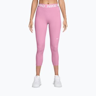 Women's leggings Nike Pro pink rise/white