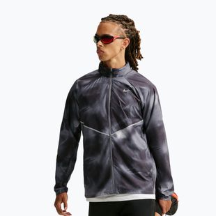 Men's running jacket Nike Miler black/smoke grey