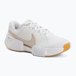 Women's tennis shoes Nike GP Challenge Pro white/summit white/linen/light orewood brown
