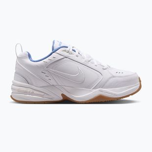 Men's training shoes Nike Air Monarch IV white/indigo storm/gum light brown/white