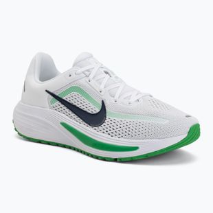 Men's running shoes Nike Quest 7 white/green spark/midnight navy