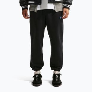 Men's trousers Nike Club Cuffed Brushed black/black/football blue
