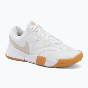 Women's tennis shoes Nike Court Lite 4 White/Summit White/Linen/Light Orewood Brown