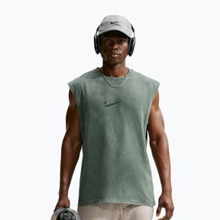 Men's training shirt Nike Sleeveless T-Shirt camo green/light army