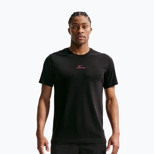 Men's training shirt Nike Pro black/hyper pink