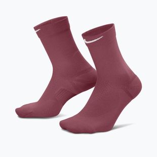 Socks Nike Run Midweight Crew pink smoke/pink rise/white