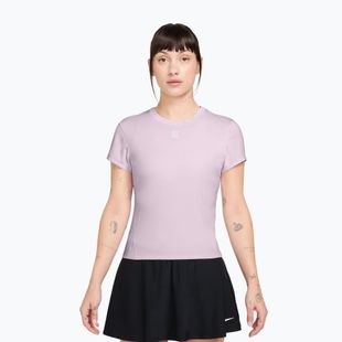 Women's tennis shirt Nike Court Dri-Fit Advantage bleached lilac/white