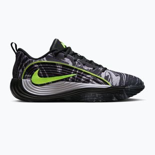 Men's basketball shoes Nike Giannis Immortality 5 black/light smoke grey/volt