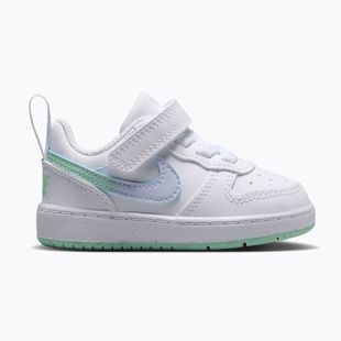 Children's shoes Nike Court Borough Low white/football grey/arctic green
