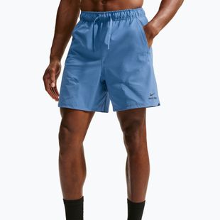Men's training shorts Nike Pro Training indigo storm/indigo storm/black