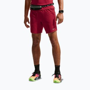 Men's running shorts Nike Stride Dri-Fit Brief-Lined 7" tough red