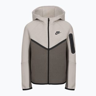 Children's sweatshirt Nike Sportswear Tech Fleece moon particle/cave stone/black/black