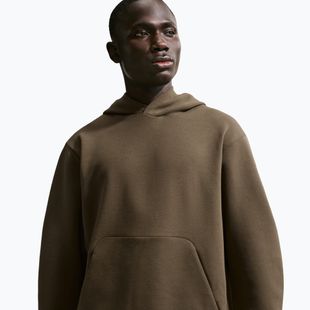 Men's training sweatshirt Nike 24.7 ImpossiblySoft Dark Hazel/Black/Velvet Brown