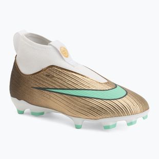 Children's football boots Nike Jr. Mercurial Superfly 11 Academy "Kylian Mbappé" metallic gold/green glow