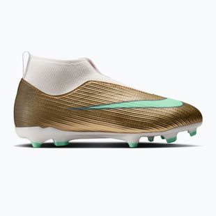Children's football boots Nike Jr. Mercurial Superfly 11 Academy "Kylian Mbappé" metallic gold/green glow