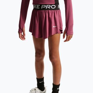 Children's shorts Nike Pro pink smoke/black/white