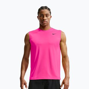 Men's training shirt Nike Dri-FIT Sleeveless Training Top hyper pink/black