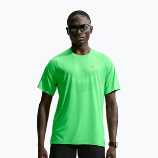 Men's running shirt Nike Stride green spark