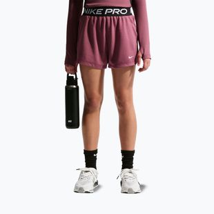 Children's shorts Nike Pro Fleece pink smoke/pink smoke/black/white
