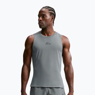 Men's training shirt Nike Pro smoke grey/black