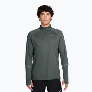 Men's running sweatshirt Nike Miler Dri-Fit UV 1/2 Zip camo green