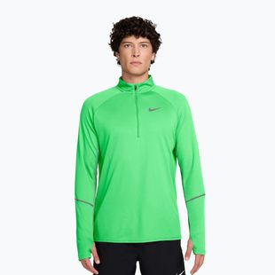 Men's running sweatshirt Nike Miler Dri-Fit UV 1/2 Zip illusion green