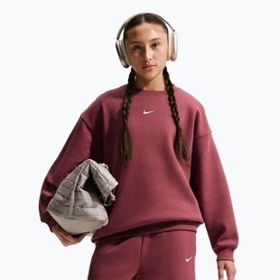 Children's sweatshirt Nike Sportswear Studio pink smoke/white