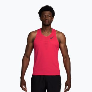 Men's running shirt Nike AeroSwift fusion red/black