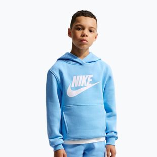 Children's sweatshirt Nike Sportswear Club Fleece football blue/white