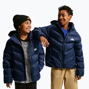 Children's insulated jacket Nike Sportswear "All Day Play" midnight navy/white