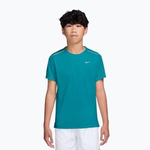 Children's T-shirt Nike Miler bright spruce/energy/heather