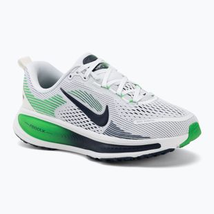 Nike Vomero 18 running shoes white/green spark/midnight navy